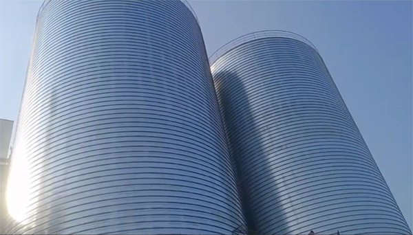 南岸2座混凝土高架卷板仓