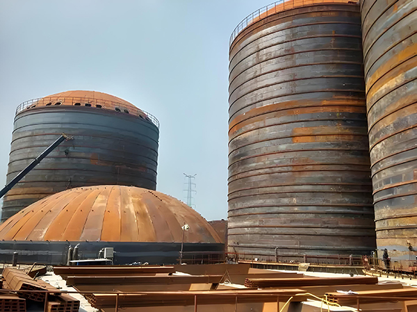 南岸焦粉钢板仓